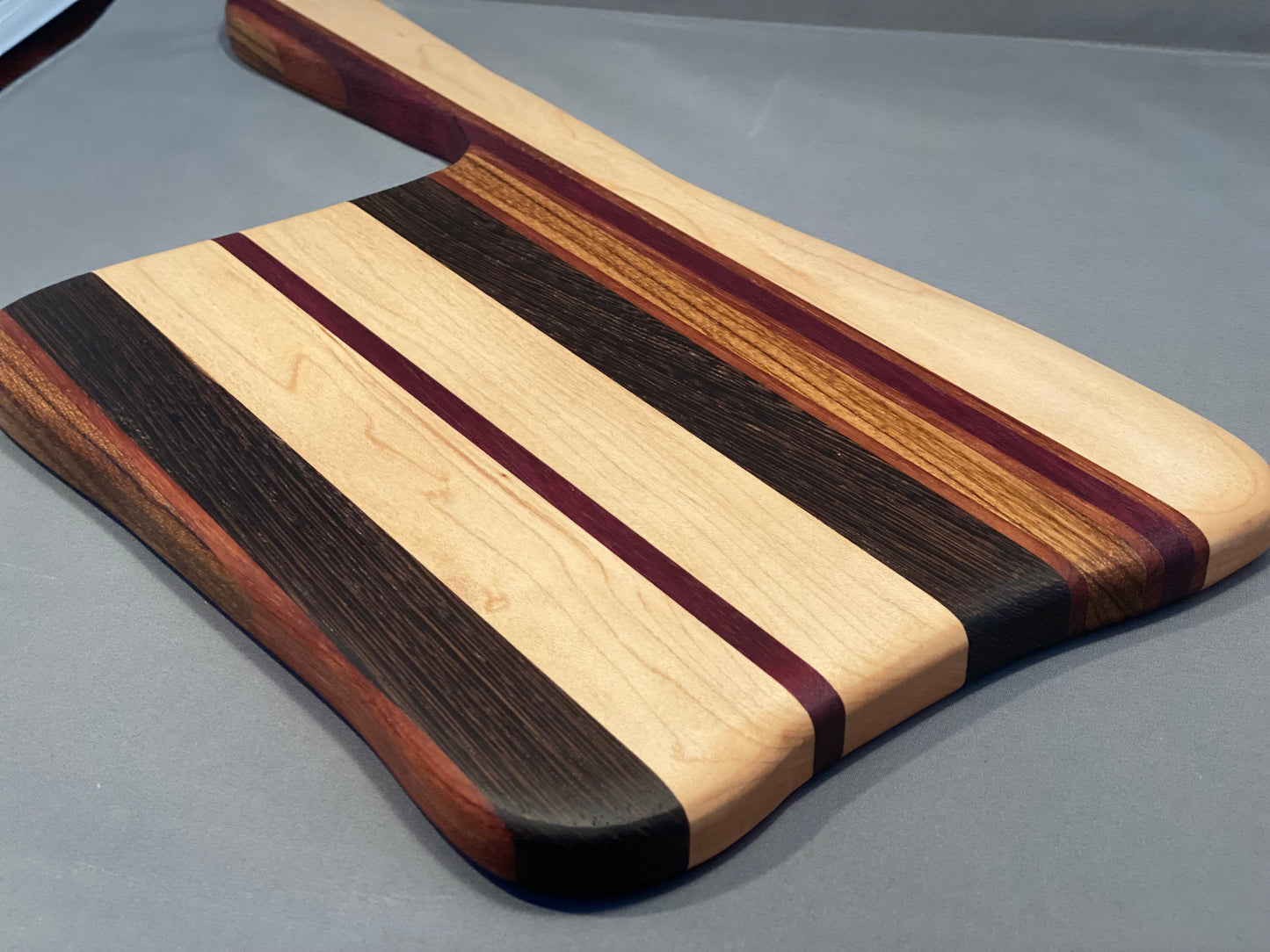 Exotic wood charcuterie board