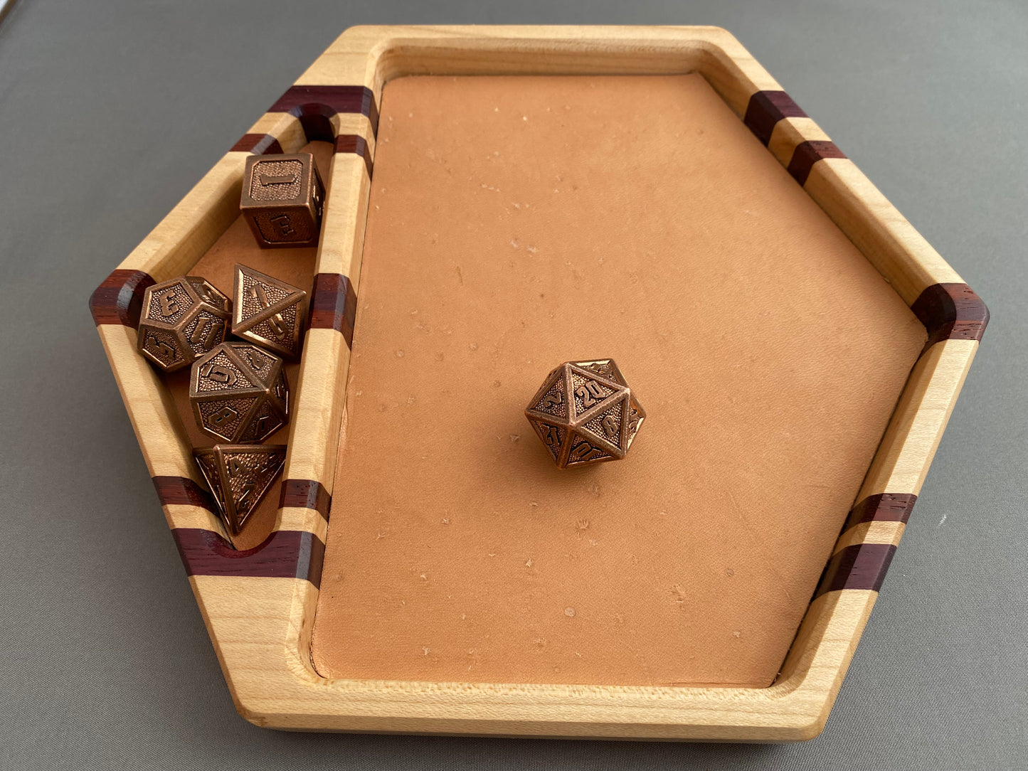 Hexagonal Dice Tray